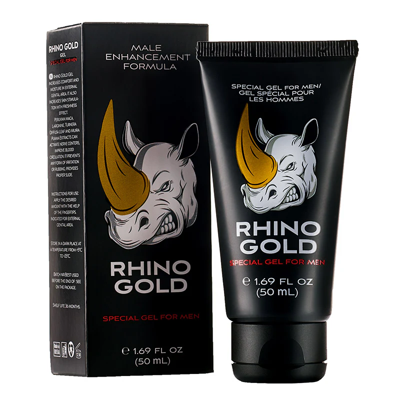 Rhino gold gel - żel powiększający penisa, unikalna formuła