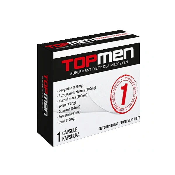 TOP-Men Tabletki na potencje erekcje libido sex 6x